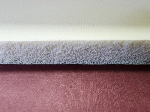 Резина силиконовая пористая 3х1000 мм, белая