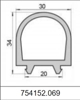 Профиль силиконовый 754152.069
